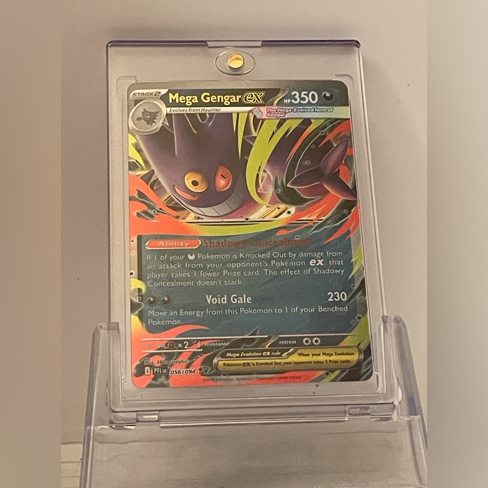 POKÉMON:MEGA GENGAR EX HOLO PHANTASMAL FLAMES EDITION